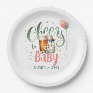 COED Baby Brewing Beers Flaschen Anfeuern auf Baby Pappteller