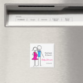 Coed Baby Shower Magnet Favoriten (In Situ (Geschirrspüler))