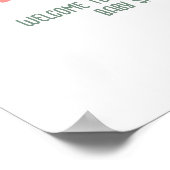 COED Beers Flaschen Cheert Baby Brewing Shower Poster (Ecke)