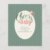 COED Bubbles Brew Flaschen Sage Peach Gingham Baby (Rückseite)