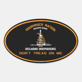 COED RIG Oilfield Ovaler Aufkleber