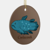 Coelacanth - Ancient Fish Keramik Ornament (Rechts)