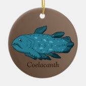 Coelacanth - Ancient Fish Keramik Ornament (Vorne)