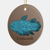 Coelacanth - Ancient Fish Keramik Ornament (Links)
