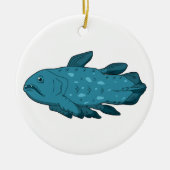 Coelacanth - Ancient Fish Keramik Ornament (Vorne)