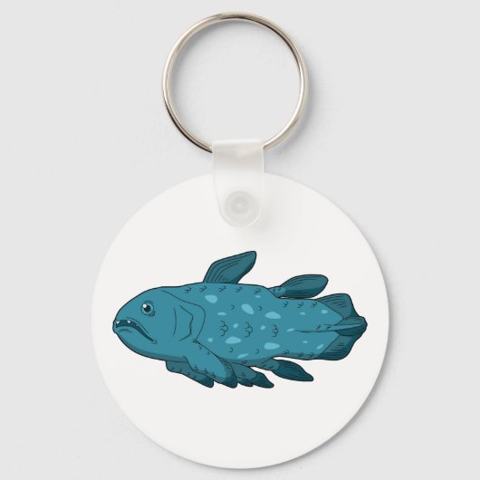 Coelacanth - Ancient Fish Schlüsselanhänger (Vorderseite)
