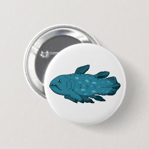 Coelacanth - Der lebendige Fossil Button