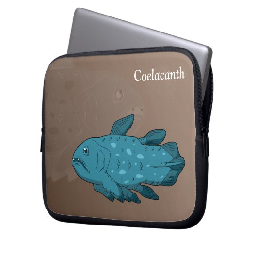 Coelacanth - Der lebendige Fossil Laptopschutzhülle (Vorderseite Links)