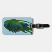 Coelacanth Fossilien Gepäckanhänger (Vorderseite horizontal)