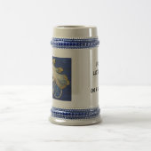 Coelacanth, GETRÄNK WIE A FISHON ein FAHRRAD Bierglas (Mittel)