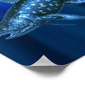 Coelacanth Poster (Ecke)