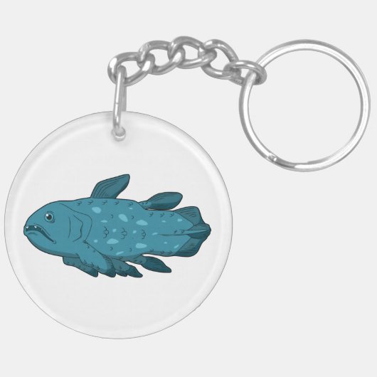 Coelacanth Schlüsselanhänger (Rückseite komplett)