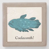 Coelacanth Steinuntersetzer (Vorderseite)