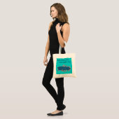 Coelacanth Tasche "WILLKOMMEN zum TIEFEN MEER " (Vorderseite (Model))