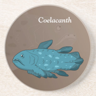 Coelacanth the Living Fossil Sandstein Untersetzer