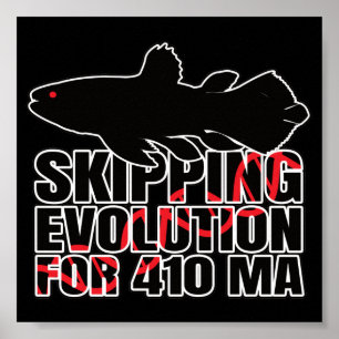 Coelacanths Coelacanth Living Fossil - Marine Geek Poster