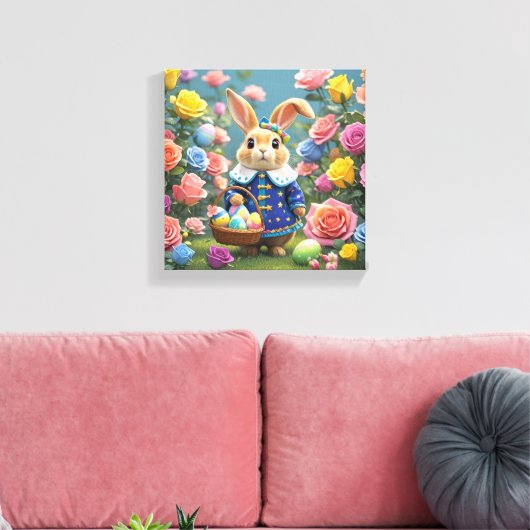 Coelho da páscoa fofinho  leinwanddruck (Insitu (Wohnzimmer))