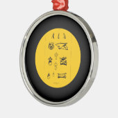 Coelurs Fragilis Silbernes Ornament (Links)