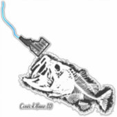 COEUR D'ALENE - EINE SCHLECHTE GRUNDLAGE FÜR EINEN AUFKLEBER (Vorderseite)