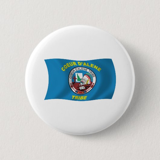 Coeur d'Alene Flag Button (Vorderseite)