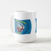Coeur d'Alene Flag Tasse (Vorderseite Links)