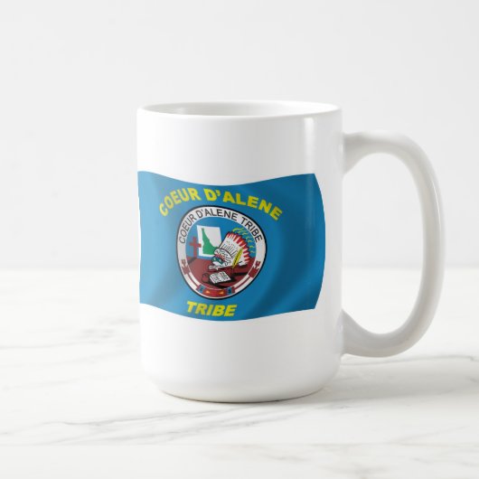 Coeur d'Alene Flag Tasse (Rechts)