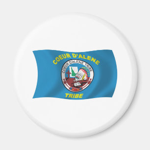 Coeur d'Alene-Flaggenmagnet Magnet