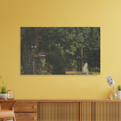 Coeur d'Alene, ID - Aussicht auf den Stadtpark Leinwanddruck (Insitu (Wohnzimmer))