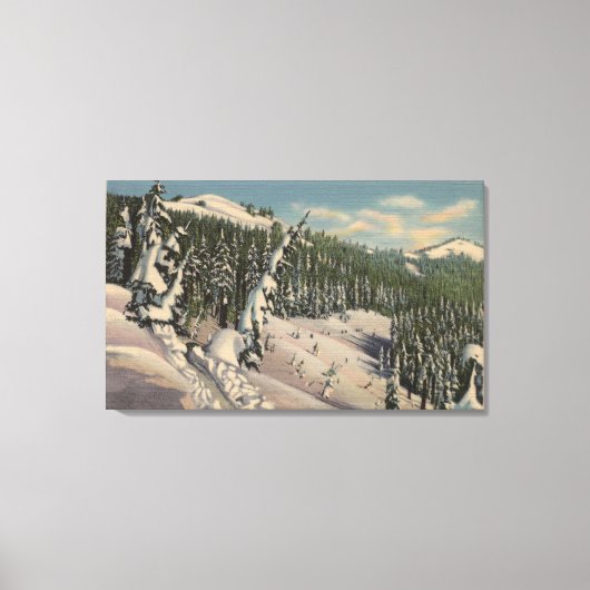 Coeur d'Alene, ID - Coeur d'Alene Leinwanddruck (Vorderseite)