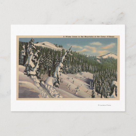 Coeur d'Alene, ID - Coeur d'Alene Postkarte (Vorderseite)