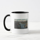 Coeur d'Alene, ID - View of Beauty Bay Tasse (Links)