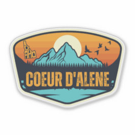 Coeur d'Alene, Idaho Aufkleber