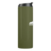 Coeur d'Alene Idaho Bitte Thermosbecher (Nach links gedreht)