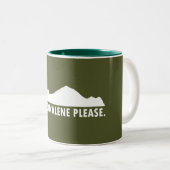 Coeur d'Alene Idaho Bitte Zweifarbige Tasse (VorderseiteRechts)