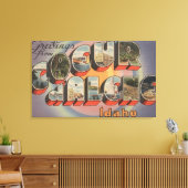 Coeur d'Alene, Idaho - Große Briefszenen Leinwanddruck (Insitu (Wohnzimmer))