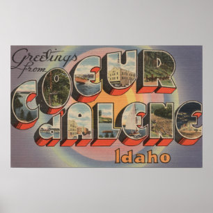 Coeur d'Alene, Idaho - Große Briefszenen Poster
