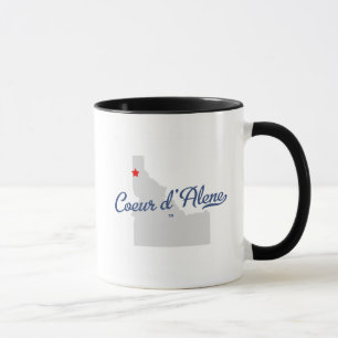 Coeur D'alene Idaho Identifikations-Shirt Tasse