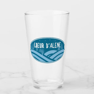 Coeur d'Alene Idaho im Freien Glas