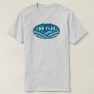 Coeur d'Alene Idaho im Freien T-Shirt