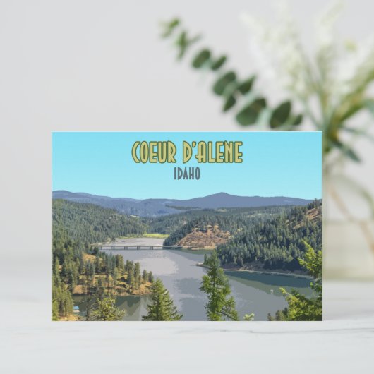 Coeur d'Alene Idaho Souvenir (Stehend Vorderseite)