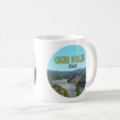 Coeur d'Alene Idaho Souvenir Kaffeetasse (VorderseiteRechts)