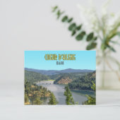Coeur d'Alene Idaho Souvenir Postkarte (Stehend Vorderseite)