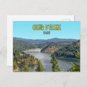 Coeur d'Alene Idaho Souvenir Postkarte (Vorne/Hinten)