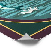 Coeur D'Alene, IdahoScenic Travel Poster (Ecke)