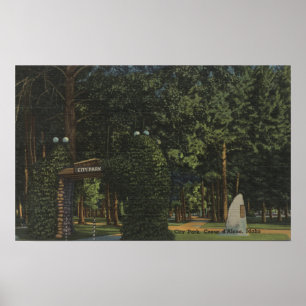 Coeur d'Alene, Identifikation - Ansicht des Poster