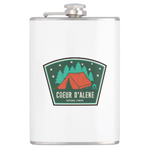 Coeur D'Alene National Forest Camping Flachmann