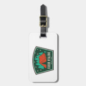 Coeur D'Alene National Forest Camping Gepäckanhänger (Vorderseite vertikal)