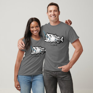 COEUR D'ALENE ONE BAD BASS SWALLOWWING ID PATRIOT T-Shirt