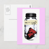 Coeur En Compote Postkarte (Vorne/Hinten)