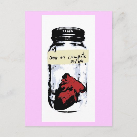 Coeur En Compote Postkarte (Vorderseite)